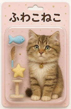 「にゃんこブリスター工房」GPTs 自動生成画像