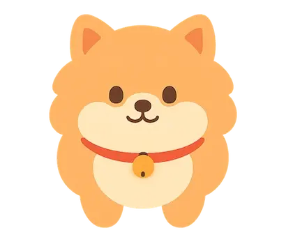 キャラクター設定「ポメちゃん」キャラ画像